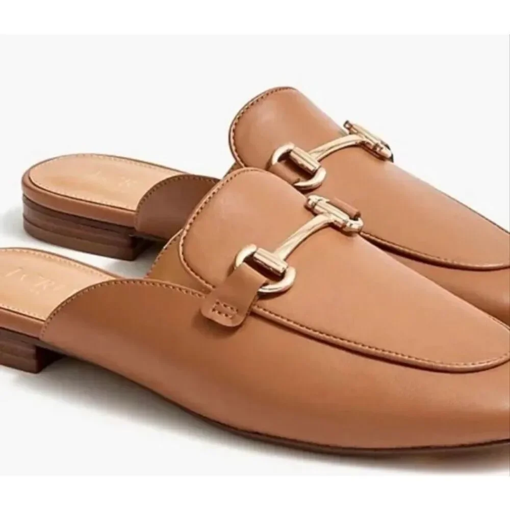 J.Crew bit cedar wood vegan leather loafer size 7 - Picture 9 of 9
